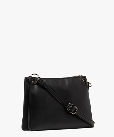 sac pochette effet patchwork femme noir standard sacs bandouliereF515701_2