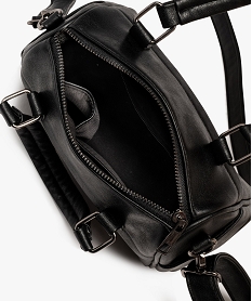 sac bowling format mini porte main femme noir standard sacs a mainF516301_3