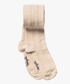 GEMO Collants en maille fantaisie fille - LuluCastagnette Beige