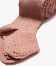collants unis bebe fille rose collantsF517701_2