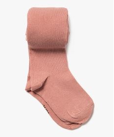collants unis bebe fille rose collantsF517701_3