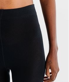 collant thermique interieur polaire femme noir standard collantsF519401_2