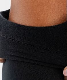 collant thermique interieur polaire femme noir standard collantsF519401_3
