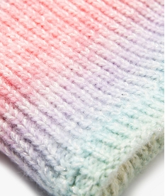 echarpe snood multicolore avec touches pailletees fille rose foulards echarpes et gantsF522901_2