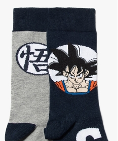 chaussettes a motif manga homme (lot de 2) - dragon ball z bleuF529201_2