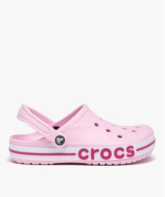 GEMO Sabots souples femme unis dessus perforé à semelle épaisse Bayaband - Crocs Rose