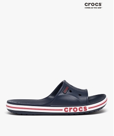 GEMO Mules de piscine homme à bandeau uni perforé - Crocs Bleu