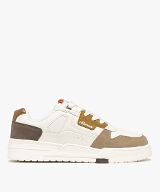 GEMO Baskets homme à semelle épaisse détails en suédine Daniel - Ellesse blanc chine