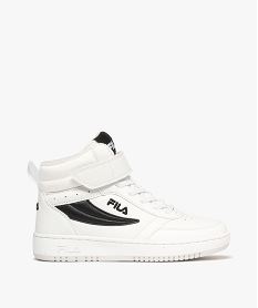 GEMO Baskets montantes à scratch garçon blanc chine