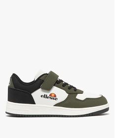 GEMO Baskets basses Ellesse à scratch garçon blanc chine