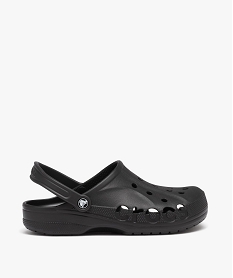 GEMO Sabots souples homme unis dessus perforé à bride amovible - Crocs noir standard