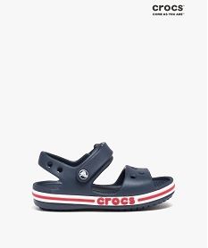 GEMO Sandales garçon souples pour la plage avec bande à scratch Bayaband Sandal - Crocs rouge vif