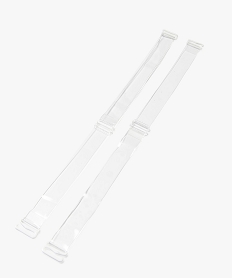 GEMO Bretelles de soutien-gorge amovibles transparentes (lot de 2) - Prima Blanc