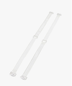 GEMO Bretelles de soutien-gorge invisibles Blanc