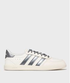 GEMO Baskets basses Breaknet Sleek femme - Adidas blanc chine