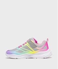 baskets running en mesh fluo fille - skechers gris standardF636301_3