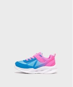baskets basses souples en mesh a semelle lumineuse fille - skechers bleu vifF639101_3