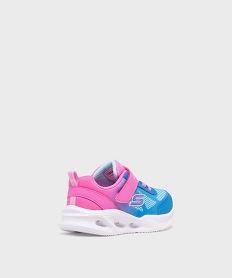 baskets basses souples en mesh a semelle lumineuse fille - skechers bleu vifF639101_4