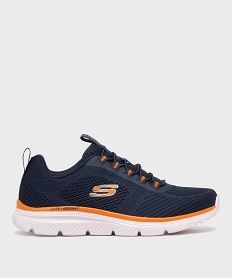 GEMO Baskets running en mesh légères homme - Skechers Bleu