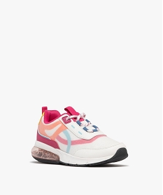 baskets avec semelle a bulle dair fille blanc basketsF656601_2