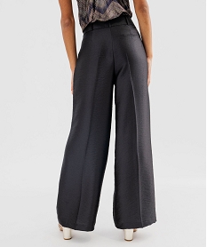pantalon de soiree coupe large en matiere satinee femme noir pantalonsF671001_3