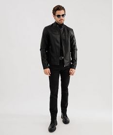 jean slim en denim de coton stretch homme noir standardG410901_4