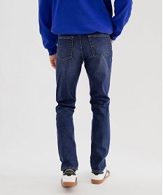 jean slim en denim de coton stretch homme bleu standardG411001_3