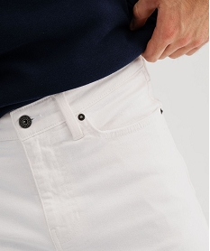 jean skinny en denim de coton stretch homme blanc standardG411901_4
