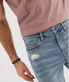 jean skinny en denim de coton stretch homme blanc vifG412101_2