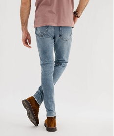 jean skinny en denim de coton stretch homme blanc vifG412101_3