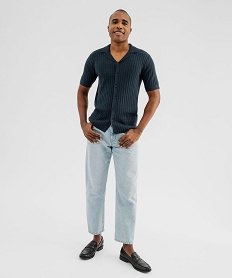 jean coupe loose delave homme blanc chineG412201_4