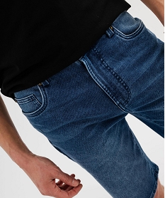 bermuda en jean delave coton stretch homme bleu standardG413001_2