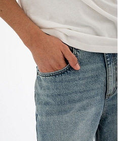 bermuda en jean delave large homme bleuG413101_2