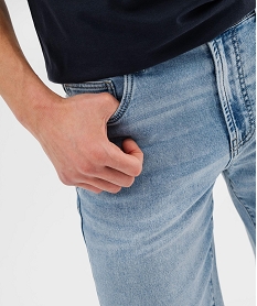 bermuda en jean delave coton stretch homme bleu chineG413201_2