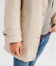 impermeable zippe mi-long homme beige standard blousonsG420301_3