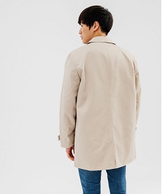 impermeable zippe mi-long homme beige standard blousonsG420301_4
