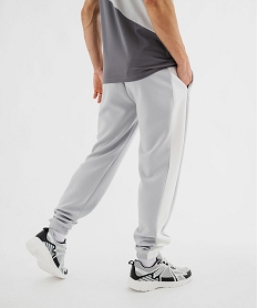 pantalon de jogging en maille extensible homme gris standardG422101_3