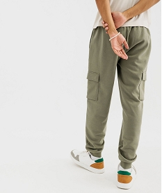 pantalon de jogging coupe cargo homme vert standardG422201_3