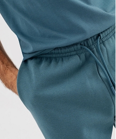 pantalon de jogging interieur molletonne homme bleuG422801_2