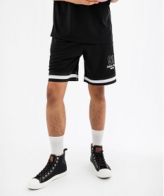 bermuda de sport en maille legere homme noir standardG423501_2
