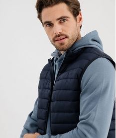 doudoune sans manches avec col montant homme bleu doudouneG424501_2