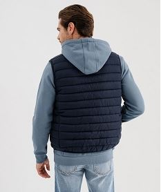doudoune sans manches avec col montant homme bleu doudouneG424501_3