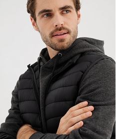 doudoune sans manches avec col montant homme noir standard doudouneG424601_2