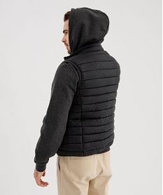 doudoune sans manches avec col montant homme noir standard doudouneG424601_3