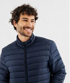 doudoune legere a col montant homme bleu doudouneG424701_2