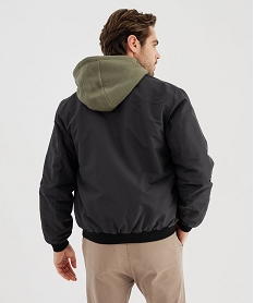 blouson zippe style bombers homme gris doudouneG425201_3