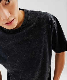 tee-shirt manches courtes oversize tie-and-dye coloris unique homme noir standard tee-shirtsG431001_4
