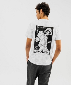 tee-shirt manches courtes a motifs mangas homme - one piece gris standard tee-shirtsG431101_3