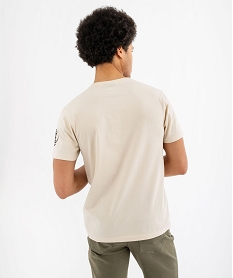 tee-shirt manches courtes avec motif manga homme - dragon ball z beige standard tee-shirtsG432701_3
