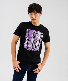 tee-shirt manches courtes imprime homme - junji ito collection noir standard tee-shirtsG432801_4